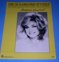 Barbara Mandrell Sheet Music One Of A Kind Pair Of Fools Vintage 1983  - £11.78 GBP