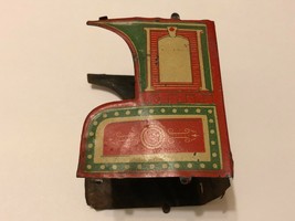 Vtg German Orobr Tin Windup Toy Train Engine Cab Part e.1900&#39;s - £15.78 GBP