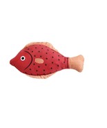 Anywags Pet Toys Red Squeaky Sea Fish Shape Sphynx Plush Cat Accessories - $39.65 CAD