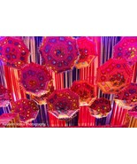 10PC Wholesale Lot Vintage Indian Handmade Decorative Umbrella Sun Parasol - $828.40 MXN+
