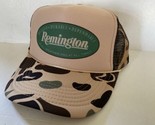 Vintage Remington Guns Hat Gun Trucker Hat camo Hunting hat - £13.85 GBP