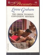 Graham, Lynne - Greek Tycoon&#39;s Convenient Mistress - Harlequin Presents ... - £2.39 GBP