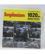 Implosion Jigsaw Puzzle According to Hoyle 1020 Piece 1984 NEW FACTORY S... - $25.47