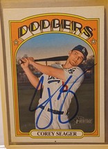 Corey Seager Hand Signed LA Dodgers Trading Card COA Hologram MLB - £73.67 GBP