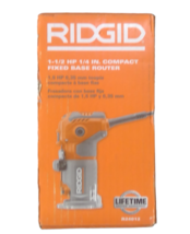 USED - RIDGID R24012 Corded 1-1/2&quot; Peak HP Compact Router - £47.55 GBP