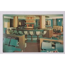 Postcard Terrace Lounge Hotel Faust Rockford Illinois USA Color View - £7.20 GBP