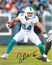 Jordan Cameron signed autographed Miami Dolphins football 8x10 photo COA. - £39.56 GBP