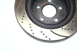 2003-2008 NISSAN 350Z INFINITI G35 COUPE REAR DRILLED/SLOTTED ROTOR P1064 image 8