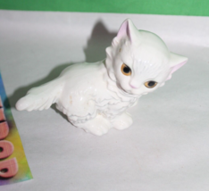 Vintage Goebel Germany White Cat Animal Figurine 022 - £15.48 GBP