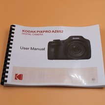 136 pages Kodak Pixpro AZ652 user Instruction Manual Clear Protective Cover - £17.97 GBP