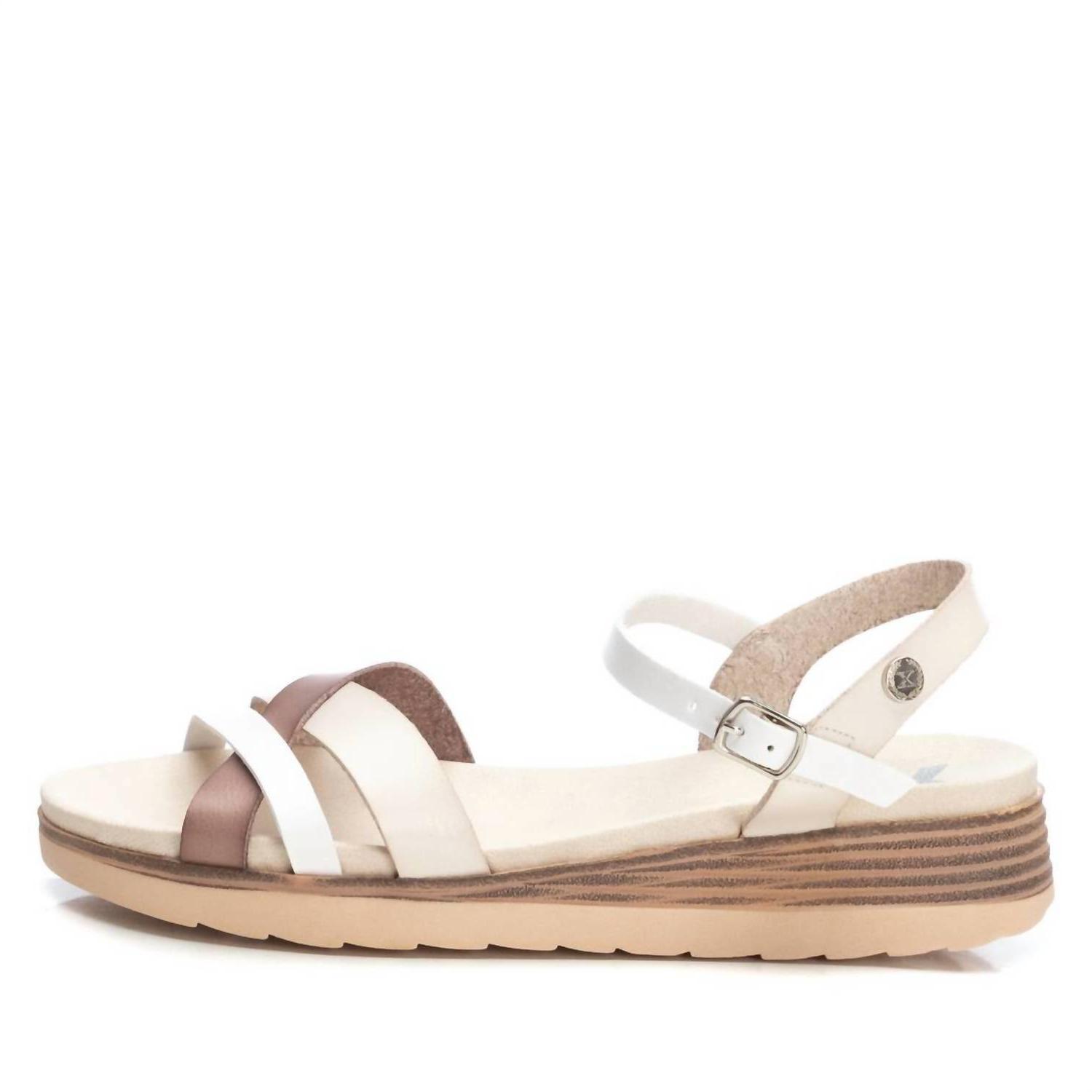 Xti Women&#39;s Low Wedge Sandals Ice - $68.00