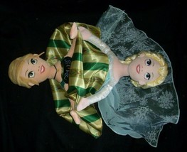 Disney Parks Princess Frozen Elsa Anna Topsy Turvy Stuffed Animal Plush Toy Doll - £15.14 GBP