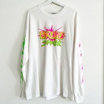 Hard Summer Music Festival White Neon Long Sleeve Shirt Insomniac XL Unisex - £18.32 GBP