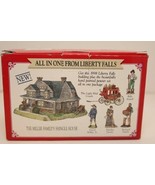 Vintage Liberty Falls 6 p Miller Family&#39;s Shingle House &amp; Pewter Set AH1... - $240.03 MXN