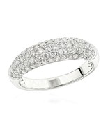 Einzigartig 2CT Rund Pflaster Set Diamant Klaster Ehering 14K Gold Über ... - €107,19 EUR