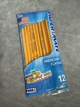 Vintage Paper Mate American Classic Wood Pencils 12 Count HB #2 USA NOS ... - $16.82