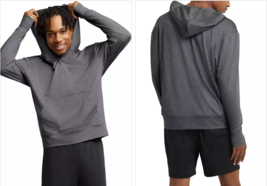 Champion Mens All-Day MVP Quarter-Zip Hoodie Railroad Grey Heather-Small - $34.99