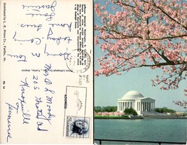 Washington DC Jefferson Memorial Postcard Posted Unknown VTG Postcard - £7.34 GBP