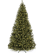Artificial Christmas Tree, 6Ft Premium Pre-Lit Realistic Spruce Holiday ... - $2,887.47 MXN