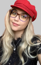 Authentic New Tom Ford  56mm Oversized Brown Purple Women's Eyeglasses F... - $189.99