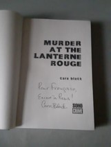 SIGNED Murder at the Lanterne Rouge by Cara Black (Hardcover, 2012) 1st VG - £9.27 GBP