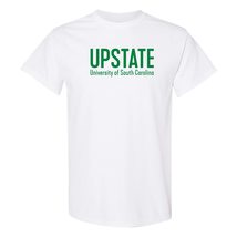 AS01 - South Carolina Upstate Spartans Basic Block T Shirt - Small - White - £19.01 GBP