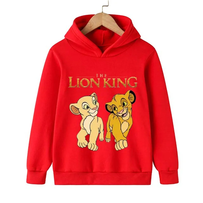 Lion  Simba  Print Hoodies For Boys Baby Boys Long-Sleeve Sweatshirt Children To - £66.44 GBP