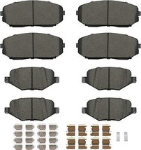 D1258,D1377 Ceramic Front Rear Disc Brake Pad Set For 2011-2015 For Ford... - £67.85 GBP