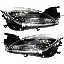 Headlight Assembly Set For 2011-13 Mazda 6 Left and Right Composite CAPA Halogen - $470.31