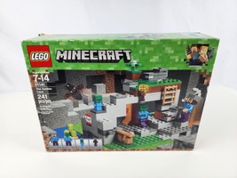 LEGO 21141 Minecraft The Zombie Cave New in box Sealed 241pcs. - £23.73 GBP