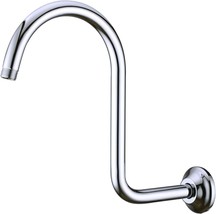 Chrome Bestill 13&quot; S-Shape Shower Arm And Flange With High Rise Extension. - £25.56 GBP