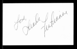 Vintage Sports Autograph 1980 Olympics Linda Fratianne Figure Skater 3x5 Card - £13.97 GBP