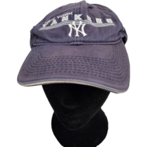 New York Yankees Baseball Hat Mens Navy Logo MLB Baseball Sports Hook & Loop - $11.18