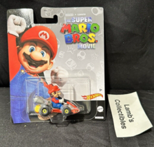Mario Kart Hot Wheels Car - Theatrical Mario (Super Mario Bros Movie) 20... - £56.99 GBP