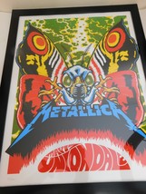 Metallica Uniondale Concert Poster Ames Bros #231 of 400 Framed May 17, ... - £142.25 GBP