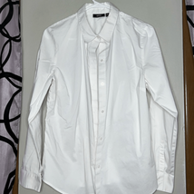 Apt. 9 long sleeve white button-down shirt size 12 - £6.97 GBP