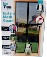 Instant Screen Total Vision Magnetic Closure 40&quot; X 82.5&quot; Keep Bugs Out B... - $24.30 CAD