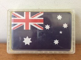 Vintage Australian Flag Plastic Coated Single Deck Playing Cards In Box ... - £31.86 GBP