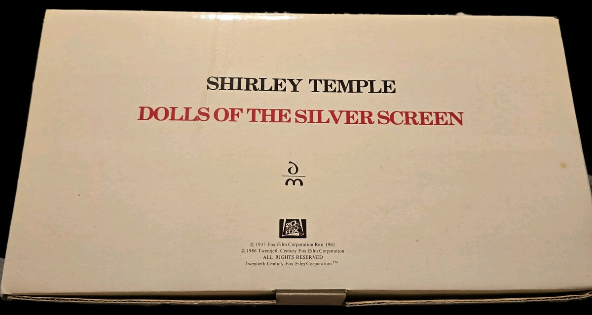 SHIRLEY TEMPLE LITTLEST REBEL DOLL ORIGINAL PACKAGING & CERTIFICATE DANBURY MINT Item image 4