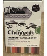 CHAYEAH, Premium Tea Collection (16 Pyramid Tea Sachets, 8 Assorted Flav... - $13.10