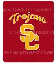 Southern California Trojans NCAA Light Weight Fleece Blanket (60x50) - £8.78 GBP