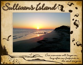 Sullivan's Island Laser Engraved Wood Picture Frame Landscape (3 x 5) - £20.70 GBP