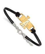 SS GP  Los Angeles Dodgers Leather Bracelet Small Center - $110.83 CAD