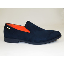 Men Tayno Dressy Casual Soft Suede Comfortable Slip on Loafer #ALPHA S Navy image 8