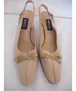 VANELi VAN ELi 7.5 N narrow Beige Womens 2 inch heel buckle sling back S... - $2,026.76 MXN
