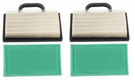 2 Air Filters Compatible With Briggs & Stratton 499486S 2 Pre-Filters 273638S - £8.20 GBP