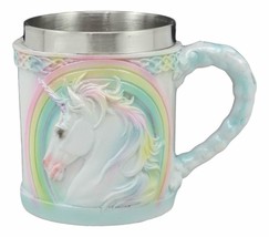 Ebros Small Sacred Heavenly Rainbow Unicorn Mug 7oz Elixir Of Youth Unicorn - £16.83 GBP