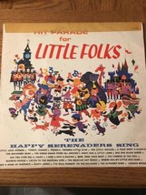 Hit Parade per Little Forcelle Il Happy Serenaders LP 33 Children&#39;s Album-Rare - $36.50