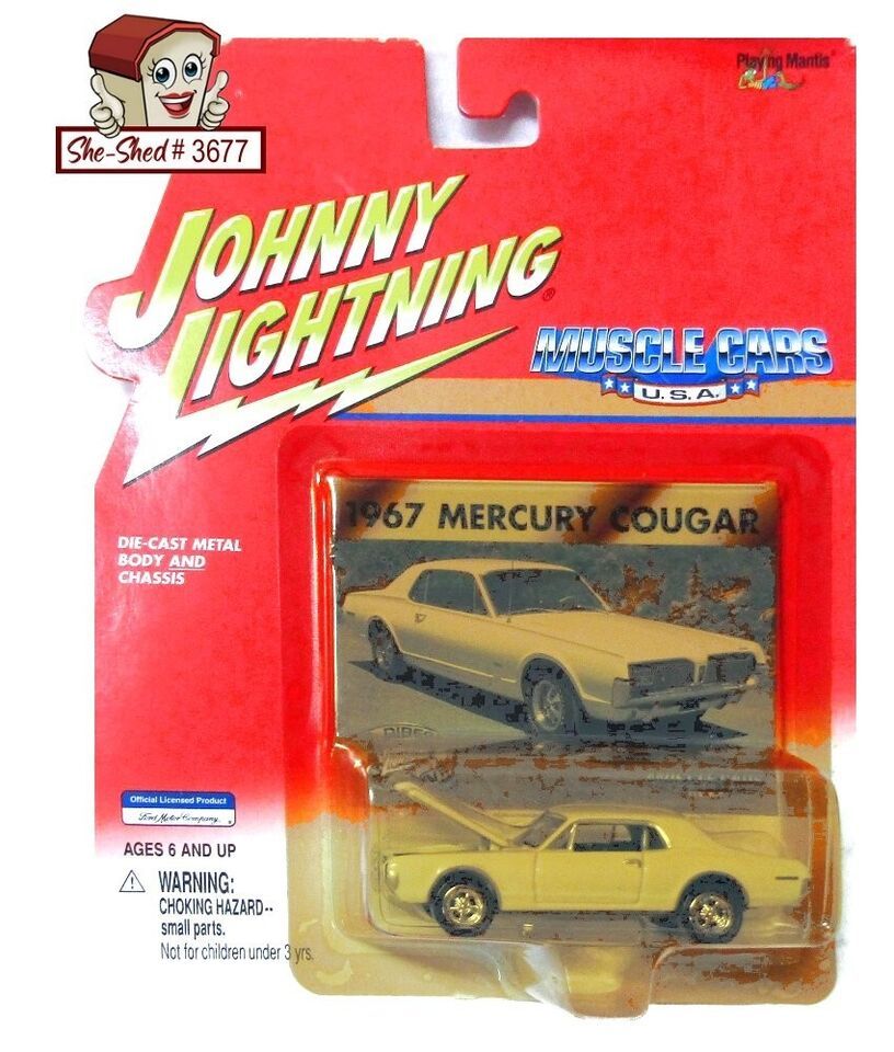 Primary image for Johnny Lightning Muscle Car 1967 Mercury Cougar 240-01  original pack Hot Wheels