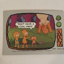 The Simpson’s Trading Card 1990 #33 Homer Bart Maggie &amp; Lisa Simpson - £1.56 GBP